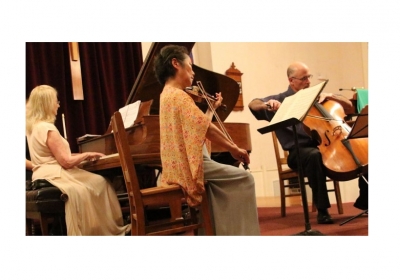 The Mohawk Trail Piano Trio features violinist Masako Yanagita, cellist Mark Fraser, and pianist Estela Olevsky