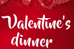 valentine's dinner poster